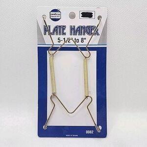 Vintage Greco Frame & Supply 4-grip wire plate wall hanger for 5 1/2"-8" plates